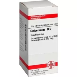 GELSEMIUM D 6 kuler, 10 g
