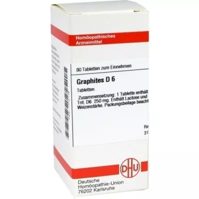 GRAPHITES D 6 tabletter, 80 stk GRAPHITES D 6 tabletter, 80 stk