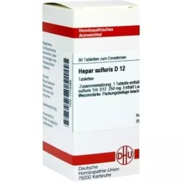 HEPAR SULFURIS D 12 tabletter, 80 stk
