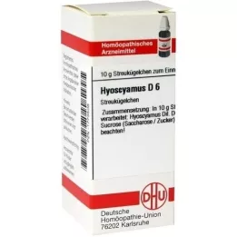 HYOSCYAMUS D 6 kuler, 10 g