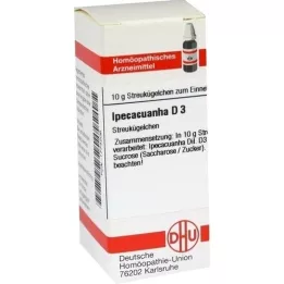 IPECACUANHA D 3 kuler, 10 g