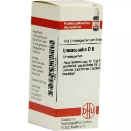 IPECACUANHA D 6 kuler, 10 g