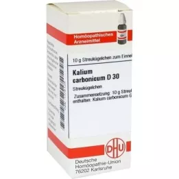 KALIUM CARBONICUM D 30 kuler, 10 g