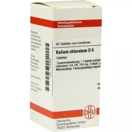 KALIUM CHLORATUM D 6 tabletter, 80 stk