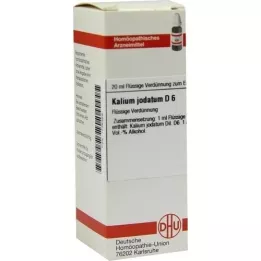 KALIUM JODATUM D6 Fortynning, 20 ml