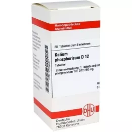 KALIUM PHOSPHORICUM D 12 tabletter, 80 stk