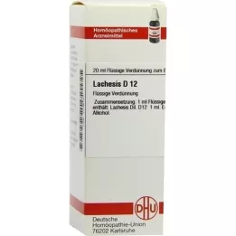 LACHESIS D 12 Fortynning, 20 ml