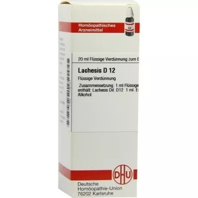 LACHESIS D 12 Fortynning, 20 ml