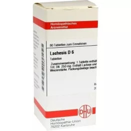 LACHESIS D 6 tabletter, 80 stk