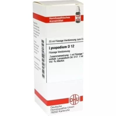 LYCOPODIUM D 12 Fortynning, 20 ml