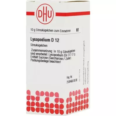 LYCOPODIUM D 12 kuler, 10 g LYCOPODIUM D 12 kuler, 10 g
