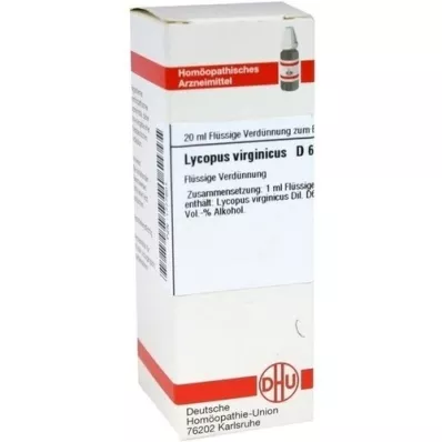 LYCOPUS VIRGINICUS D6 Fortynning, 20 ml