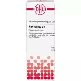 NUX VOMICA D4 fortynning, 20 ml