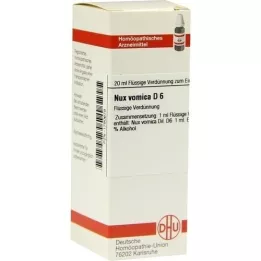 NUX VOMICA D6 Fortynning, 20 ml
