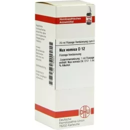 NUX VOMICA D 12 Fortynning, 20 ml