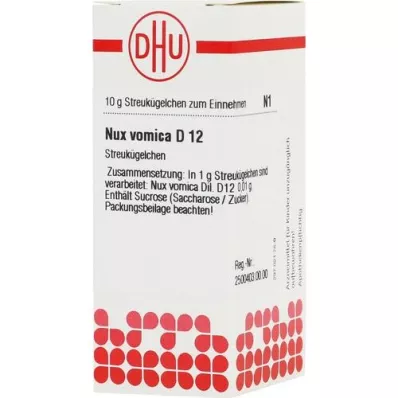 NUX VOMICA D 12 kuler, 10 g NUX VOMICA D 12 kuler, 10 g