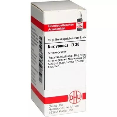 NUX VOMICA D 30 kuler, 10 g NUX VOMICA D 30 kuler, 10 g