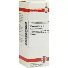 PHOSPHORUS D6 Fortynning, 20 ml