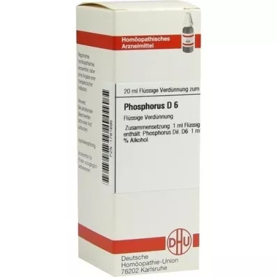 PHOSPHORUS D6 Fortynning, 20 ml