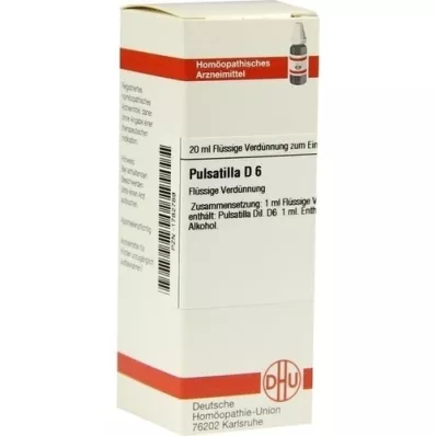 PULSATILLA D6 Fortynning, 20 ml