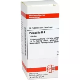 PULSATILLA D 4 tabletter, 80 stk
