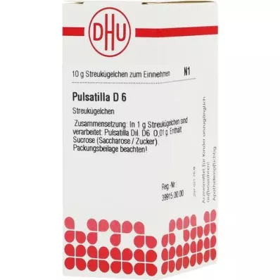 PULSATILLA D 6 kuler, 10 g