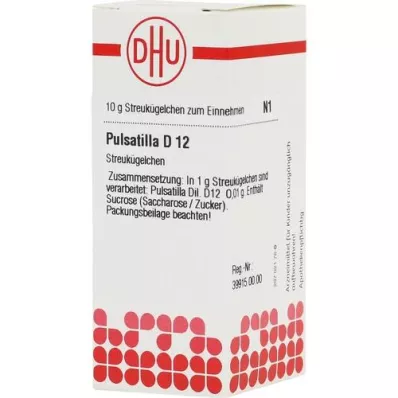 PULSATILLA D 12 kuler, 10 g PULSATILLA D 12 kuler, 10 g