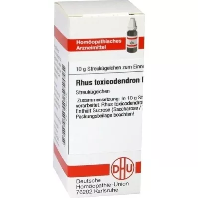RHUS TOXICODENDRON D 3 kuler, 10 g RHUS TOXICODENDRON D 3 kuler, 10 g