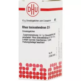 RHUS TOXICODENDRON D 6 kuler, 10 g