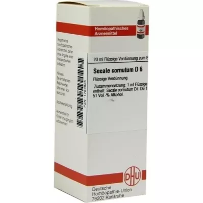 SECALE CORNUTUM D6 Fortynning, 20 ml