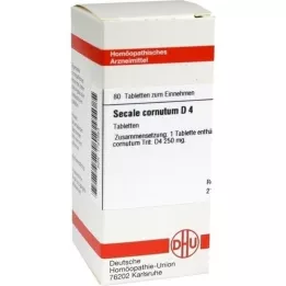SECALE CORNUTUM D 4 tabletter, 80 stk