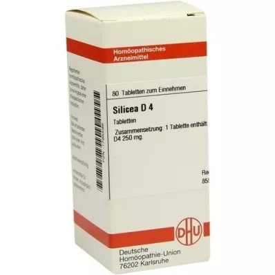 SILICEA D 4 tabletter, 80 stk SILICEA D 4 tabletter, 80 stk