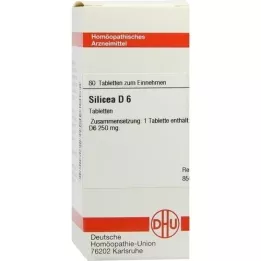 SILICEA D 6 tabletter, 80 stk