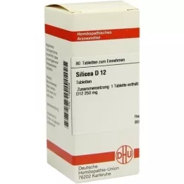 SILICEA D 12 tabletter, 80 stk