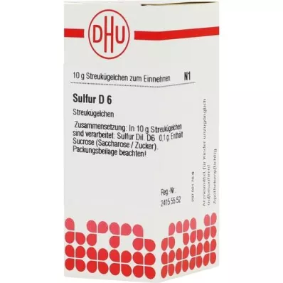 SULFUR D 6 kuler, 10 g SULFUR D 6 kuler, 10 g