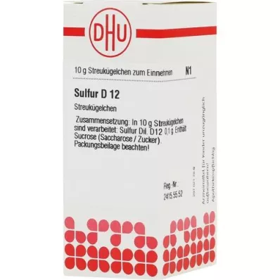 SULFUR D 12 kuler, 10 g SULFUR D 12 kuler, 10 g