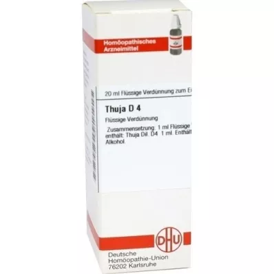 THUJA D4 fortynning, 20 ml
