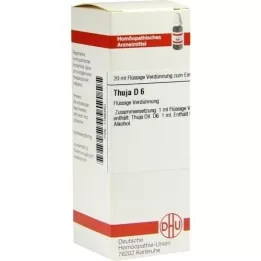 THUJA D6 Fortynning, 20 ml