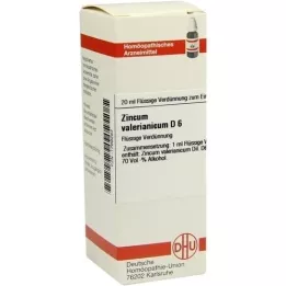 ZINCUM VALERIANICUM D6 Fortynning, 20 ml