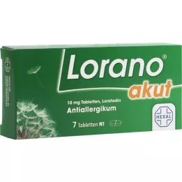 LORANO akutte tabletter, 7 stk