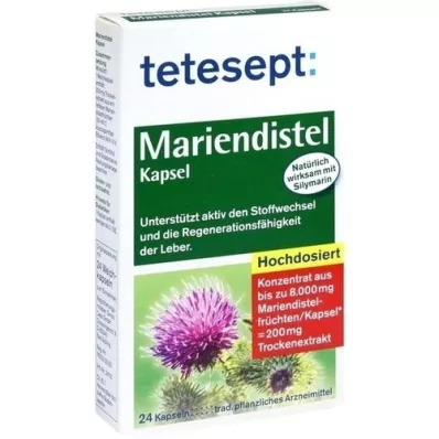 TETESEPT Melketistelkapsler, 24 stk