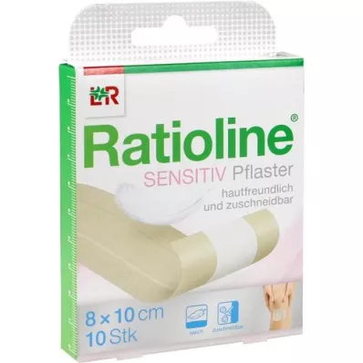 RATIOLINE følsom hurtigsårbandasje 8 cmx1 m, 1 stk RATIOLINE følsom hurtigsårbandasje 8 cmx1 m, 1 stk
