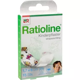 RATIOLINE gipsstrimler for barn, 15 stk