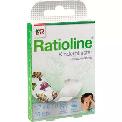 RATIOLINE gipsstrimler for barn, 15 stk