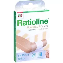 RATIOLINE elastisk hurtigsårbandasje 4 cmx1 m, 1 stk