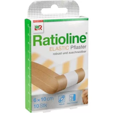 RATIOLINE elastisk hurtigsårbandasje 6 cmx1 m, 1 stk RATIOLINE elastisk hurtigsårbandasje 6 cmx1 m, 1 stk