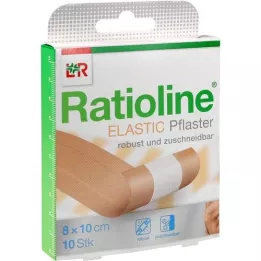 RATIOLINE elastisk hurtigsårbandasje 8 cmx1 m, 1 stk