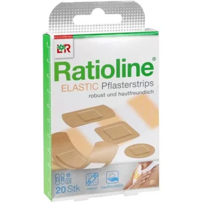 RATIOLINE elastiske gipslister i 4 størrelser, 20 stk