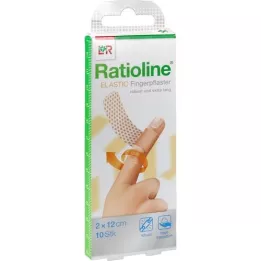 RATIOLINE elastisk fingerbandasje 2x12 cm, 10 stk
