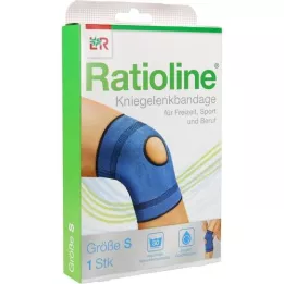 RATIOLINE aktiv kneleddsbandasje størrelse S, 1 stk